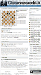 Mobile Screenshot of giocareascacchi.it